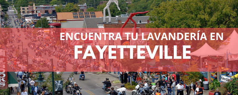 ENCUENTRA TU LAVANDERÍA EN FAYETTEVILLE
